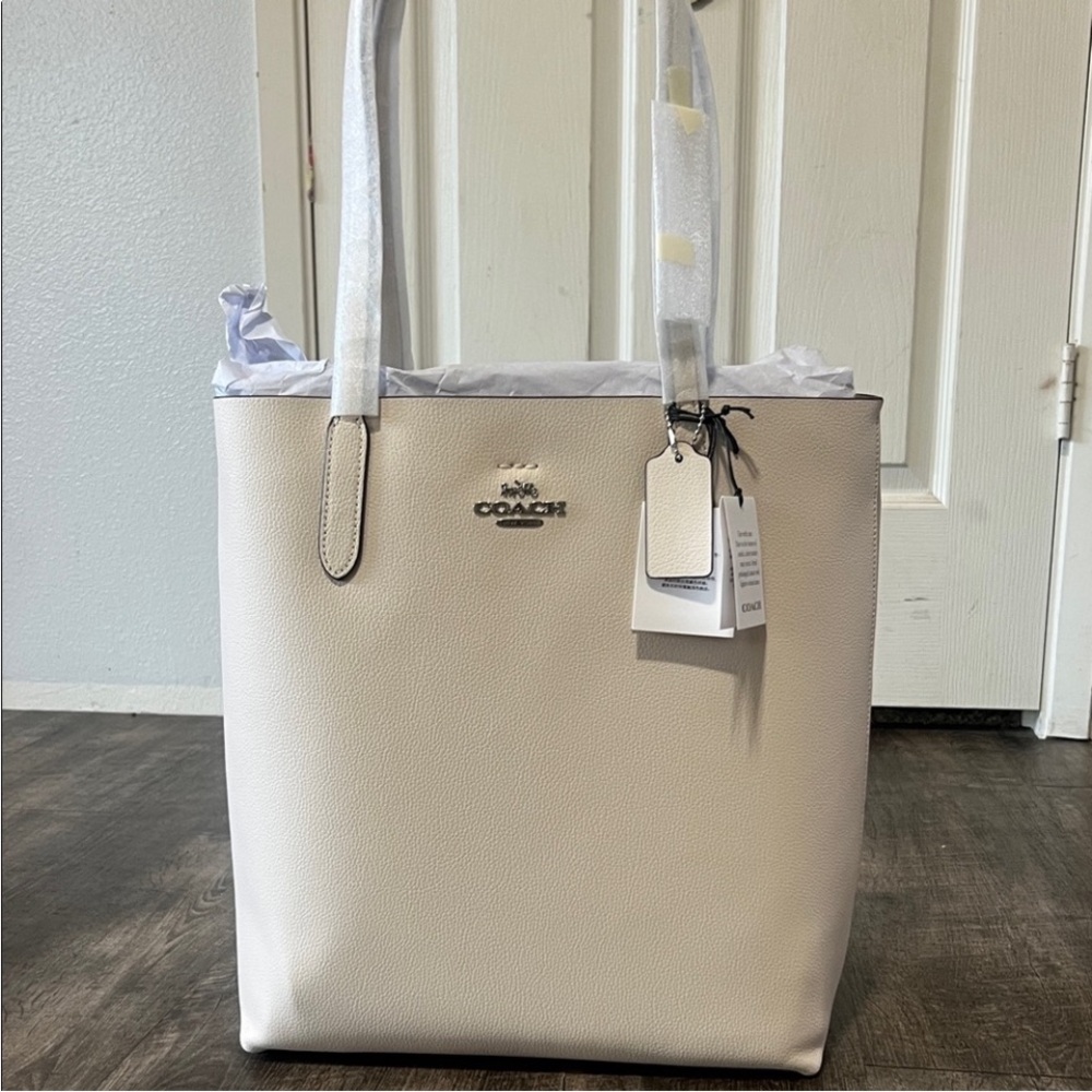 Coach Thea Tote Bag Leather Bag‎ NWT - Picture 2 of 8